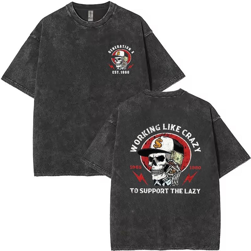 A one Working Like Crazy Shirt