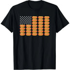 Hot Dog American Flag July 4th Patriotic Summer BBQ Funny T-Shirt