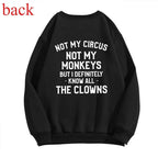 Unisex Sporty Cotton T-Shirt – Short Sleeve 'Not My Circus' Design, Great Golf Gift for All