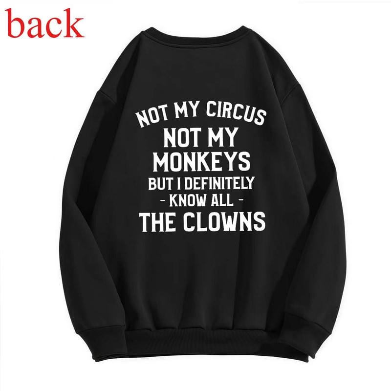 Unisex Sporty Cotton T-Shirt – Short Sleeve 'Not My Circus' Design, Great Golf Gift for All