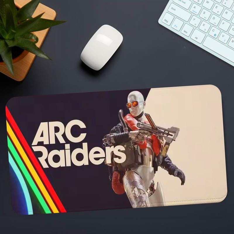 Arc Raiders Gaming Desk Pad, Helmet Scrappy Mouse Pad Design, Mouse Pad Non-slip Thickened Large Writing Lockedge Office Student Gaming Cushion Mousepad
