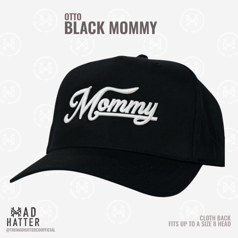 Mommy Madhatter's Embroidered Snapback Adjustable (Up To A Size 8 Head) Women’s Premium Trucker Hat