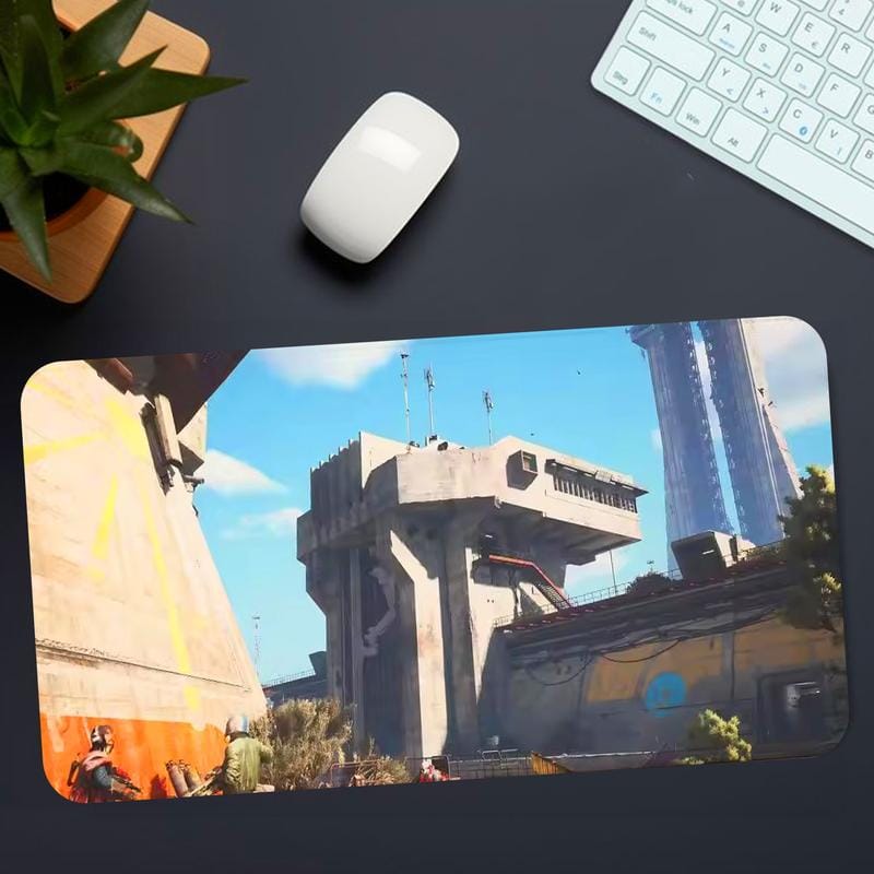 Arc Raiders Gaming Desk Pad, Helmet Scrappy Mouse Pad Design, Mouse Pad Non-slip Thickened Large Writing Lockedge Office Student Gaming Cushion Mousepad