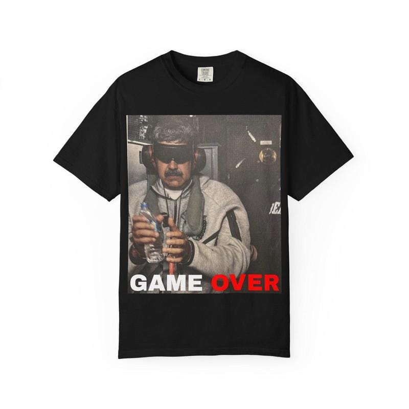 Maduro "Game Over" T-Shirt | Jan 3 2026 Edition, Holiday Shirt| Team Tru.p Shirt