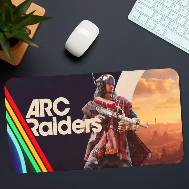 Arc Raiders Gaming Desk Pad, Helmet Scrappy Mouse Pad Design, Mouse Pad Non-slip Thickened Large Writing Lockedge Office Student Gaming Cushion Mousepad