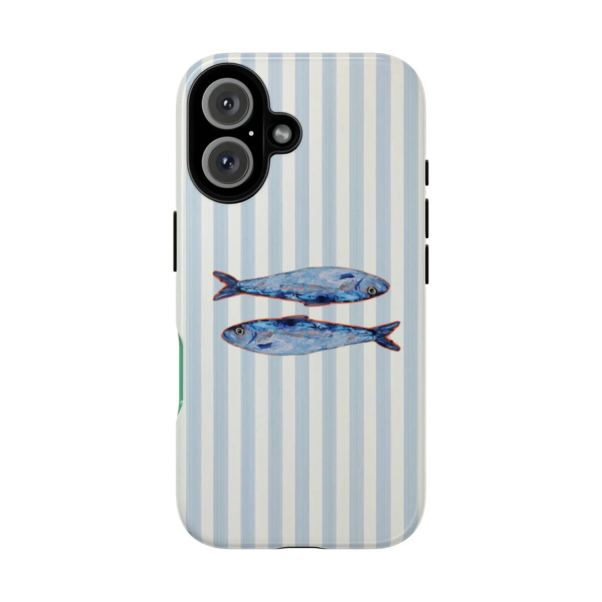 Mediterranean Sardine Aesthetic Striped Phone Cover