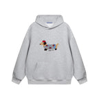 Aelfric Eden Cartoon Dog Hoodie Couple Hooded Sweatshirt Long Sleeve Pullover Oversized Hoodies 2025 Outfits