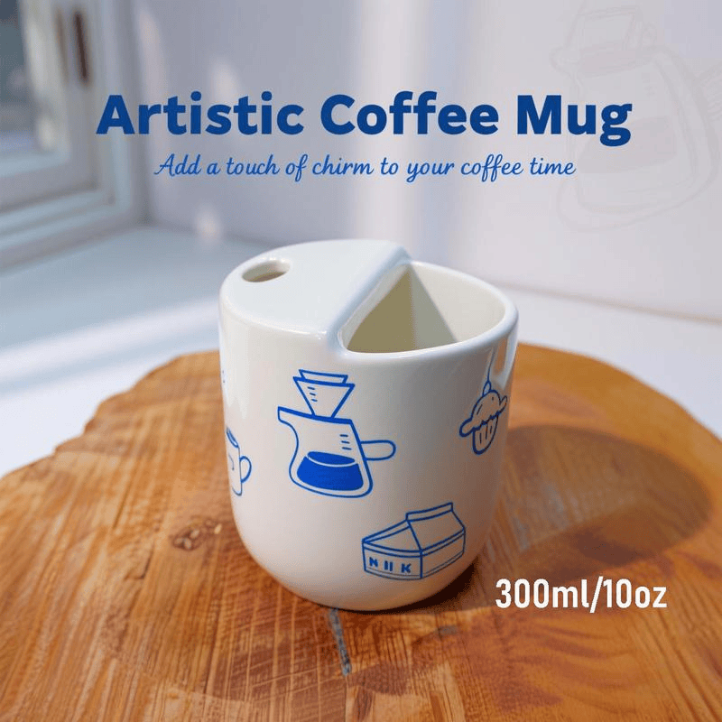 Large Handmade Ceramic Coffee Mug Tea Cup