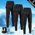 Mens Breathable Workout Set 2-in-1 Running Tights for Gym Training