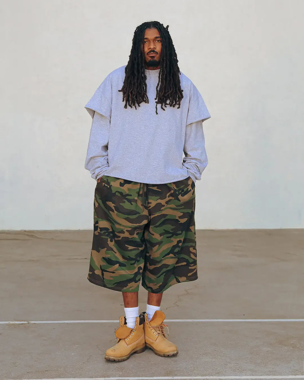 Baggy Fleece Shorts