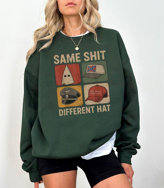 Same Shit Different Hat Shirt, Political Shirt, Funny Protest Graphic Tee