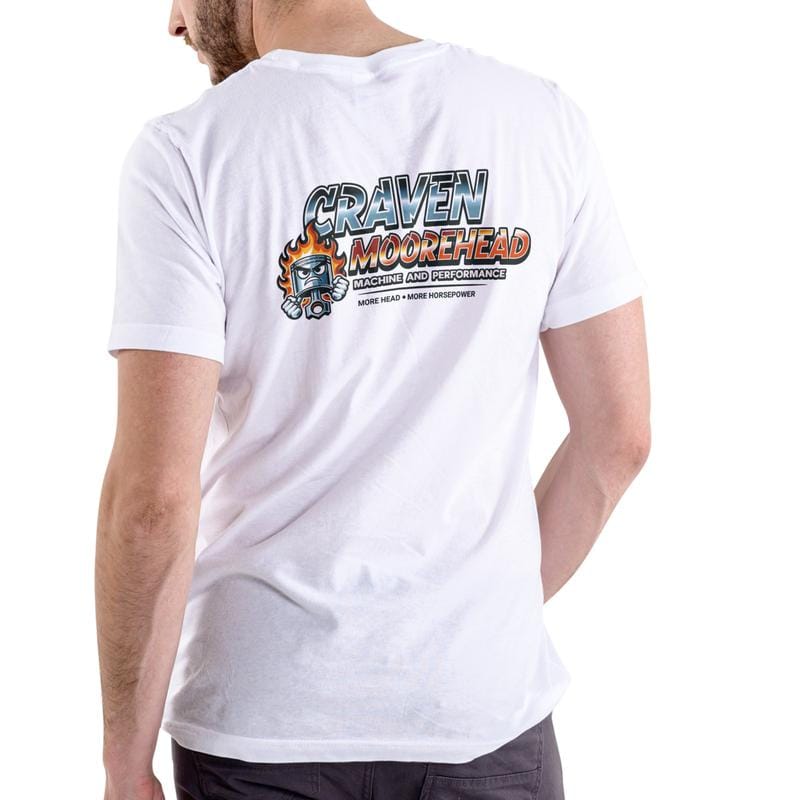CRAVEN MOOREHEAD MACHINE AND PERFORMANCE Funny name T Shirt, Unisex Cotton