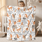 Marcus The Worm Flannel Blanket