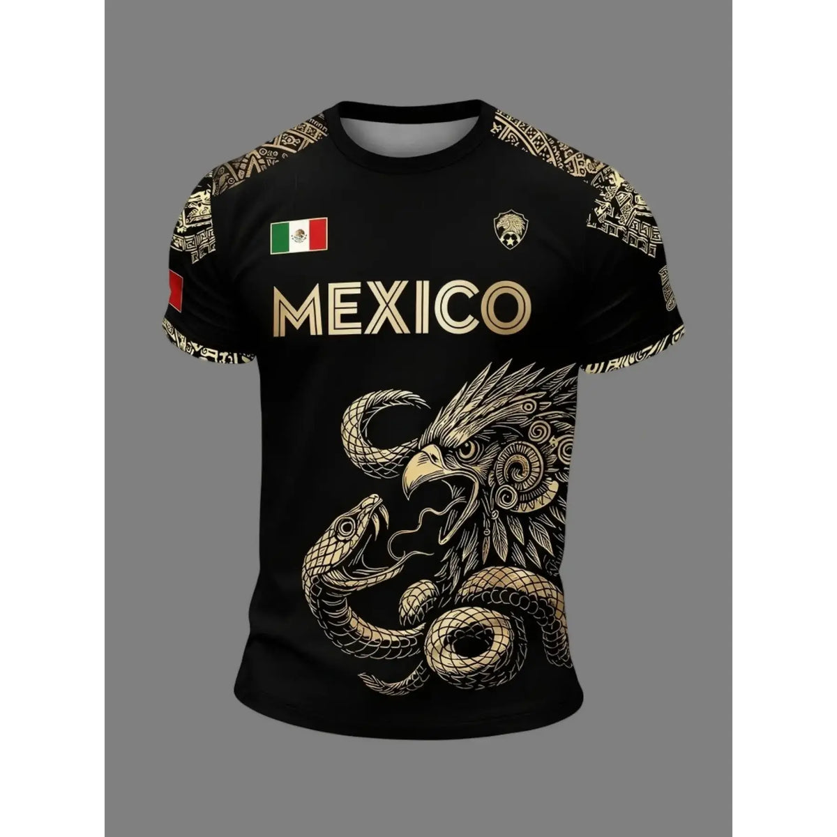 Full Half USA Half Mexico Flag Split Print Soccer Jersey, Binational Eagle Football Shirt, Game Day Outfit, Ideal Gift for Soccer Fans#MexicoUSASoccerJersey#BinationalFootballTop#SplitFlagSoccerShirt#GameDayOutfit#SoccerJersey