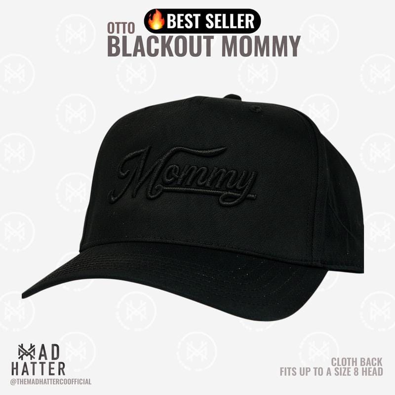 Mommy Madhatter's Embroidered Snapback Adjustable (Up To A Size 8 Head) Women’s Premium Trucker Hat