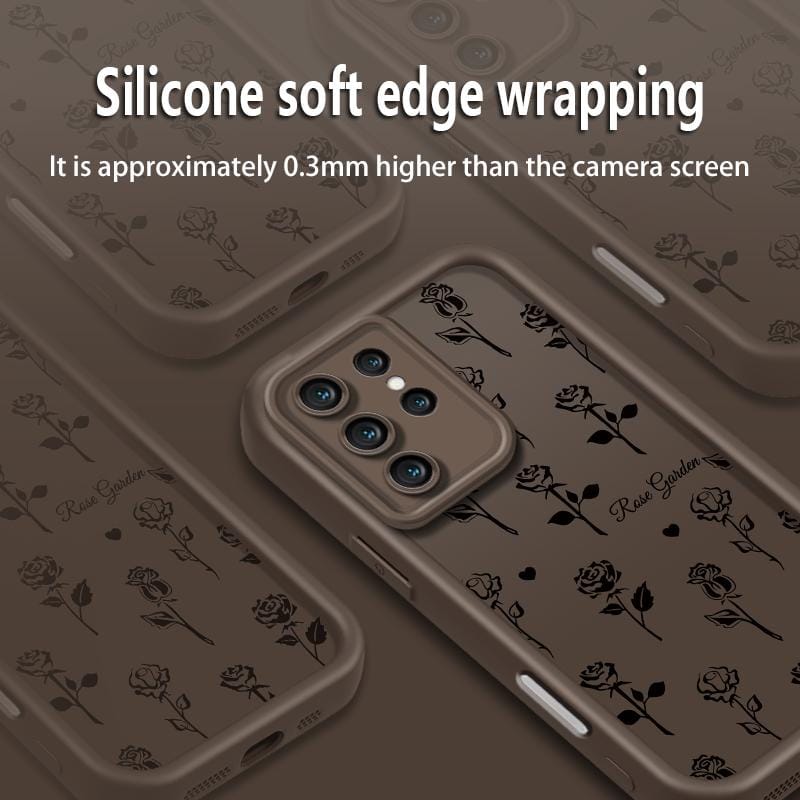 Lucky Black Rose Slim Shockproof Case