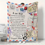 "A Letter to My Kids" Custom Blanket | Personalized Gift for Son & Daughter