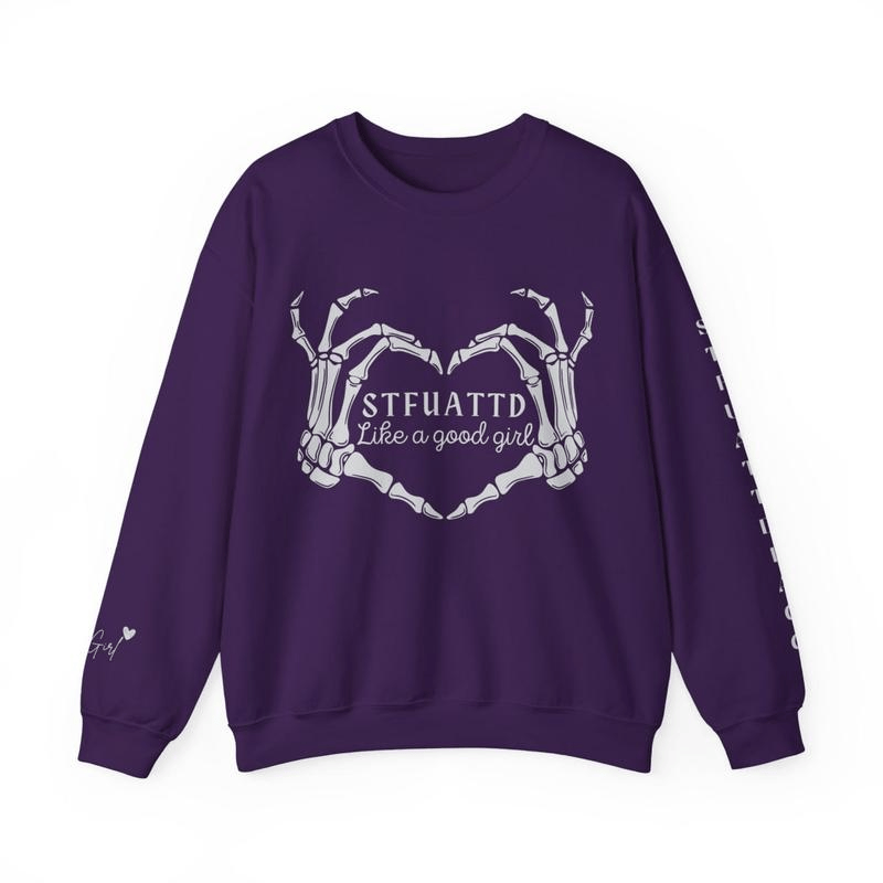Morally Grey Dark Romance Sweatshirt, STFUATTDLAGG Hoodie, Good Girl Hoodie