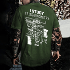 I Study Triggernometry Shirt, Funny Gun Lover T-Shirt, Pro 2A Sweatshirt, Tactical Hoodie for Men