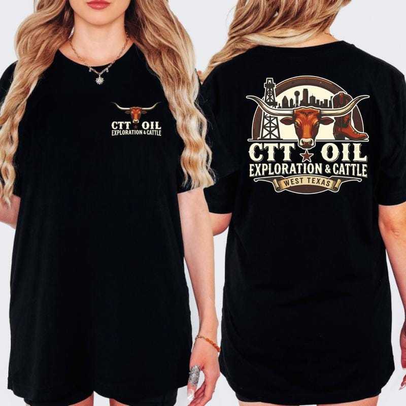 CTT Oil Exploration & Cattle T-Shirt, Hoodie, Sweatshirt