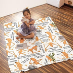 Marcus The Worm Flannel Blanket