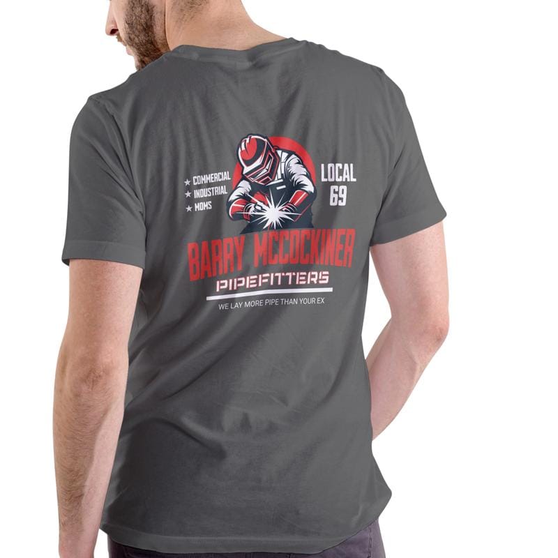 BARRY MCCOCKINER PIPEFITTERS LOCAL 69 Funny T Shirt, Unisex Cotton