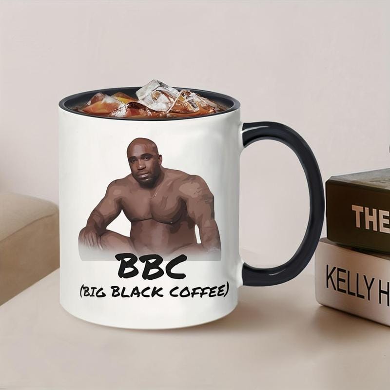 Funny Coffee Mug, Barry Wood Meme Mug, BBC (Big Black Coffee) funny mugs, Coffee Mug 11oz 15oz, Office gaggift, funny Christmas gift  Ceramic Drinkware