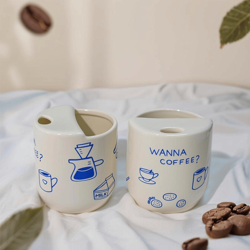 Large Handmade Ceramic Coffee Mug Tea Cup