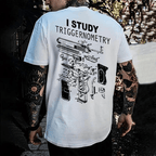 I Study Triggernometry Shirt, Funny Gun Lover T-Shirt, Pro 2A Sweatshirt, Tactical Hoodie for Men