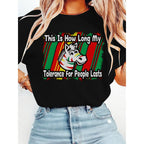 Bringing Humor to Your Wardrobe: Unisex Tolerance Tee