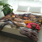 Lustige Affen-Decke, weiche Flanelldecke für Zuhause und Camping, einzigartiges Geschenk für Tierliebhaber, warmes und strapazierfähiges Design, Weihnachtsgeschenk von Dream Weave Home