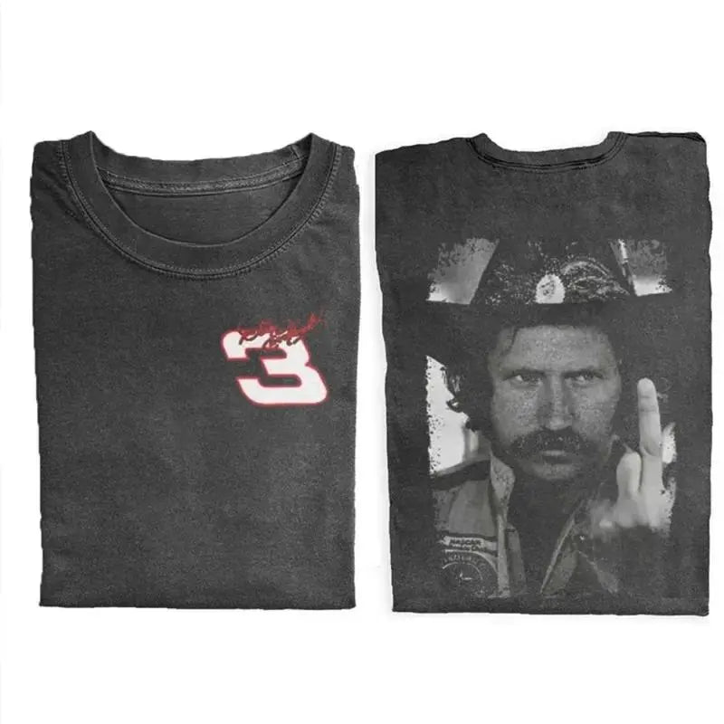 Dale Earnhardt Middle Finger Vintage Style Unisex T-shirt, Racing Middle Finger shirt, Racing Fan SweatShirt, Nascar Shirt , Car racing shirt, Lovers Racing, Unisex Sweatshirt, Vintage sweatshirt, Gift Birthday, Trending shirt,
