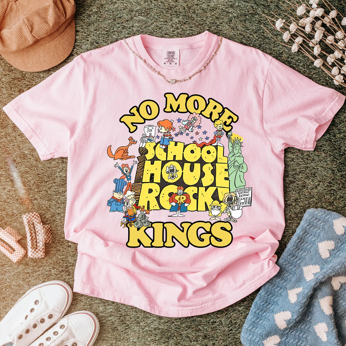 School House Rock Graphic Tee, Knowledge is Power, Retro 1980s 1990s Shirt, Educational Television Tee, Cartoon TV Show Shirt