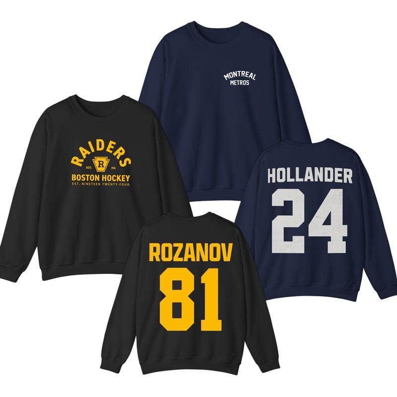 Rozanov 81 Sweatshirt, Hollander 24 Sweatshirt, Montreal Metros T-shirt,  Hockey Romance Fan Gift, Sports Romance Tee, Bookish Reader Hoodie, Shane Hollander Top