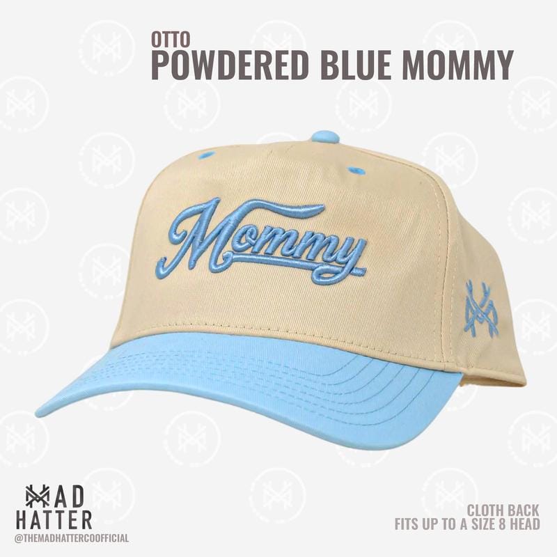 Mommy Madhatter's Embroidered Snapback Adjustable (Up To A Size 8 Head) Women’s Premium Trucker Hat