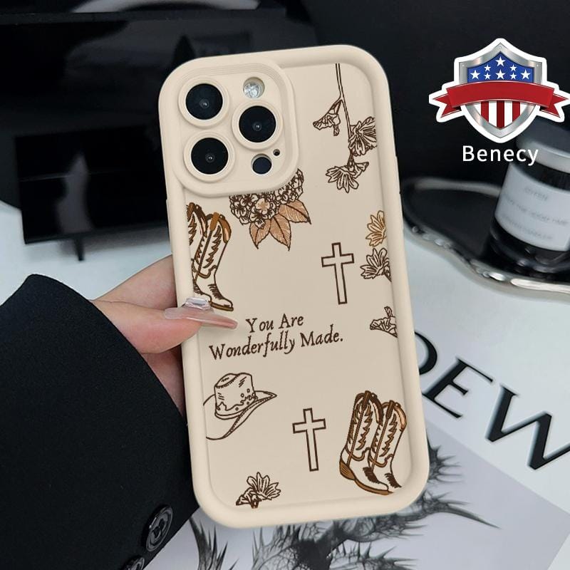 Western Religion Pattern TPU Phone Case
