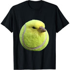Silly tennis bird meme brainrot gen z T-Shirt