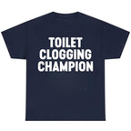 Funny Gag Gift Shirt – Toilet Champion Tee – Humor Graphic T-Shirt