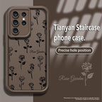 Lucky Black Rose Slim Shockproof Case