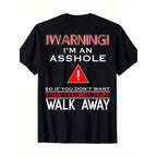 Anti Social Shirt Warning I'm An T-Shirt Adult Humor