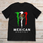 MEXICO FLAG MEXICAN ENERGY DRINK LOGO T-SHIRT