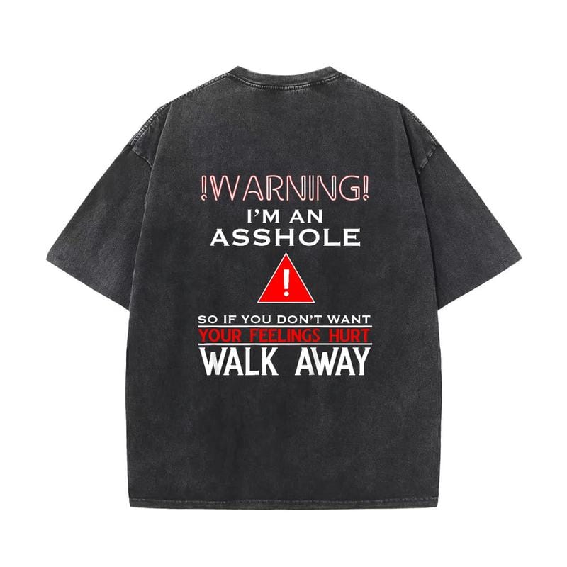 Anti Social Shirt Warning I'm An T-Shirt Adult Humor