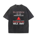 Anti Social Shirt Warning I'm An T-Shirt Adult Humor