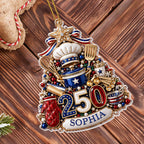 Seasoned With Love Baking, Personalized Custom Acrylic Ornament, Gift For Baking Lovers - 2
