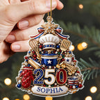 Seasoned With Love Baking, Personalized Custom Acrylic Ornament, Gift For Baking Lovers - 4