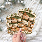 Sourdough Baker Shelf, Personalized Wood Ornament, Gift For Bakers - 5