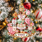 Baked With Love, Personalized Custom Acrylic Ornament, Gift For Bakers - 2