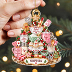 Baked With Love, Personalized Custom Acrylic Ornament, Gift For Bakers - 5