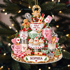 Baked With Love, Personalized Custom Acrylic Ornament, Gift For Bakers - 6