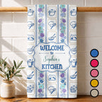 Welcome to My Kitchen, Personalized Kitchen Towel, Gift for Cooks - 2